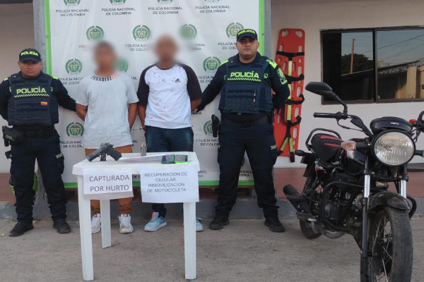 capturados por hurto en Maicao