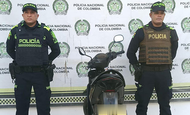 Estos vehículos fueron dejados a disposición de las autoridades competentes