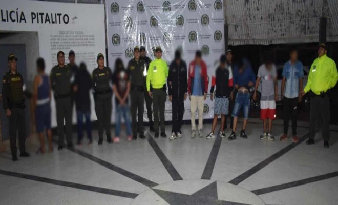 nueve capturados en allanamientos contra el tráfico de estupefacientes