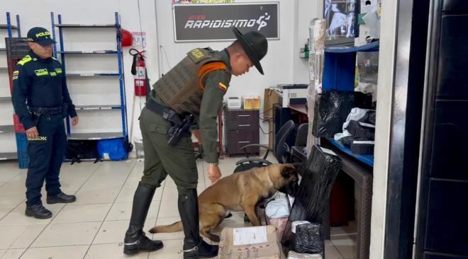 Registro guía canino a empresas de mensajería