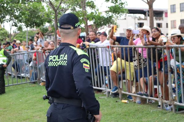 Policía en la Feria de Cali