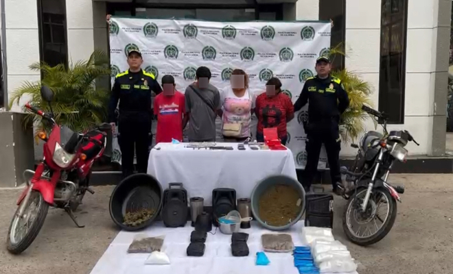 Gracias a un trabajo coordinado la Policía Nacional afecto de manera importante el microtrafico 