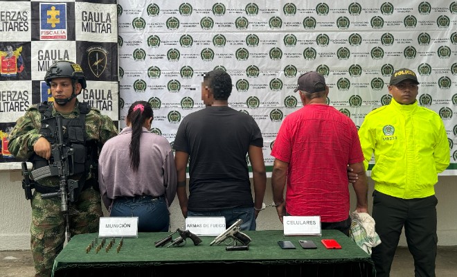 Tres Personas capturadas con armas de fuego en Chimichagua