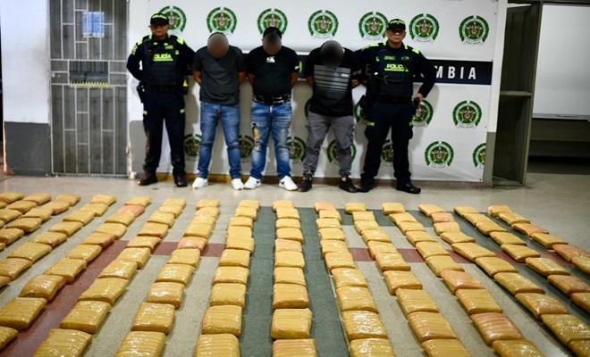 En la Comuna 4, Aranjuez, incautados más de 150.000 mil gramos de marihuana