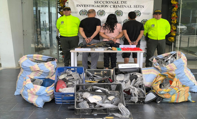  Mediante diligencia de allanamiento fueron capturadas en flagrancia tres personas 