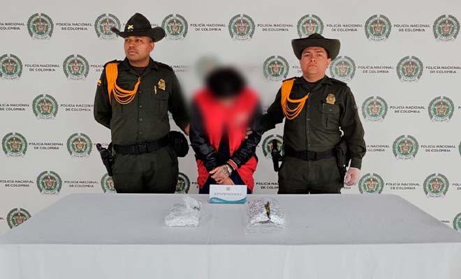 Un canino detecta estupefacientes y se logra la captura de un ciudadano