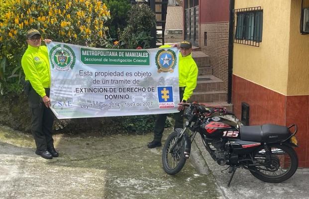 Mediante extinción de dominio afectamos las finanzas de dos ciudadanos dedicados al trafico de estupefacientes