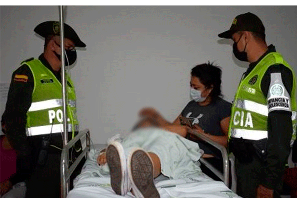 Nuestros uniformados del grupo de protección ambiental y ecológica salva la vida de adolescente 