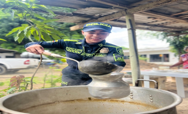Comunidad de Cereté conmemora la Batalla de Boyacá junto a la Policía Metropolitana de Montería