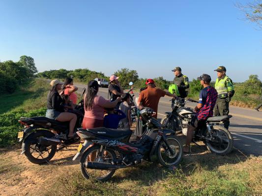 Entrega de recomendaciones de seguridad vial