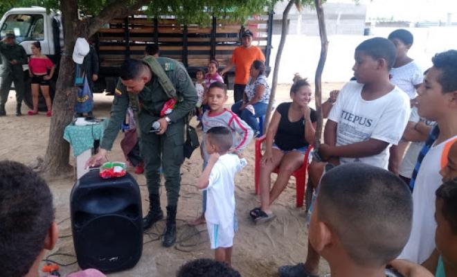 actividad comunitaria en maicao Guajira