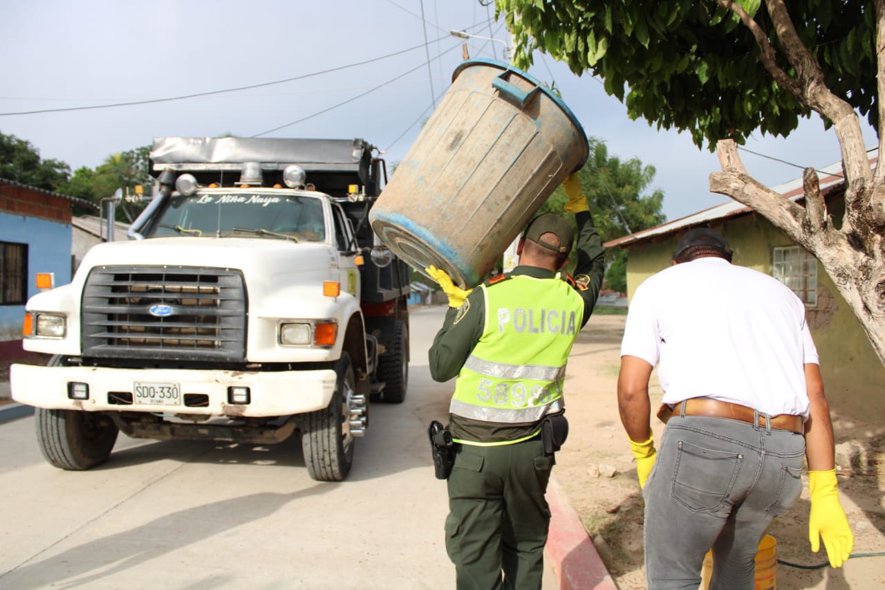 Lideramos jornada de aseo en Cesar 