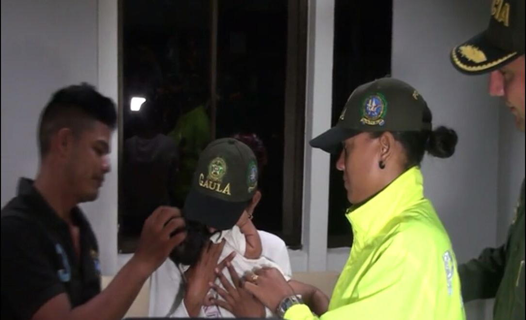 Bebe secuestrada es recupera por el gaula de la Policía Nacional 