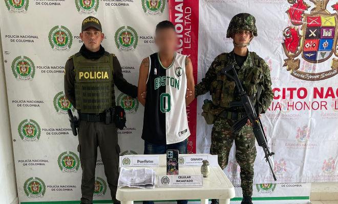 Capturan a una persona por diferentes delitos 