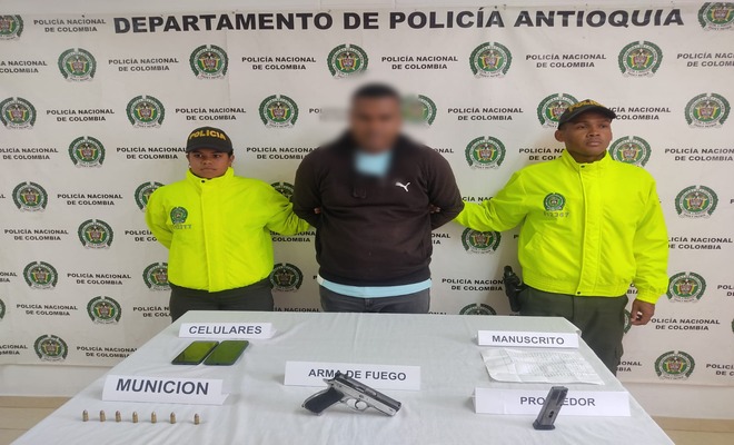 En el marco de la estrategia 'Actuando por Antioquia', se logró la captura de 'Sebastián', implicado en homicidios en el Norte de Antioquia y el Chocó.