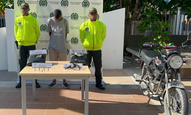 Alias ‘Isla’ capturado en el barrio San José de Los Campanos de Cartagena