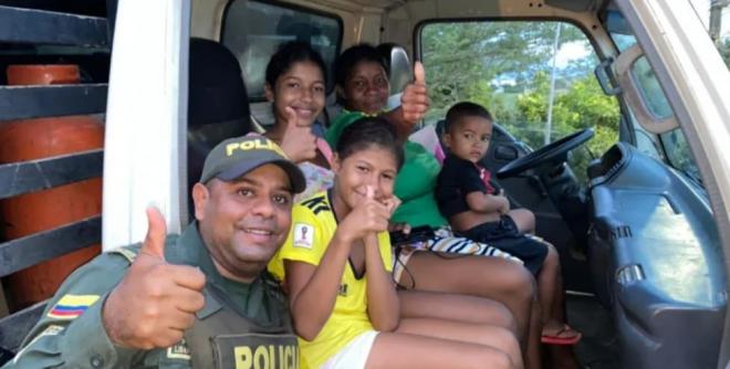 Alvear, el Patrullero que cambia vidas en Bolívar