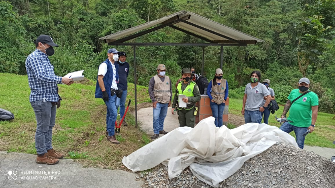 Las acciones de control se desarrollaron en la vereda el rosal