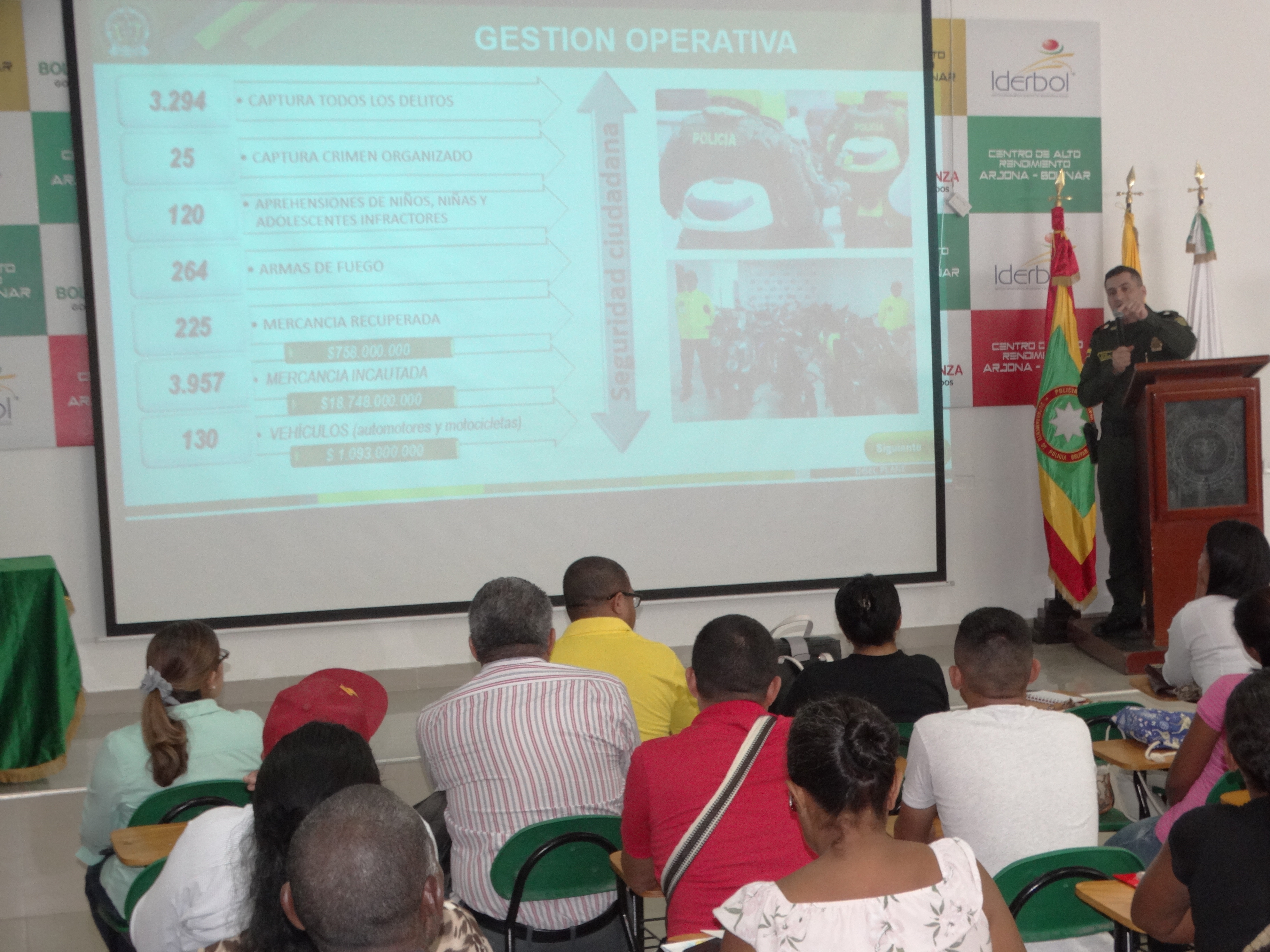 La policía en Arjona  lidera programa "Jóvenes a lo Bien"