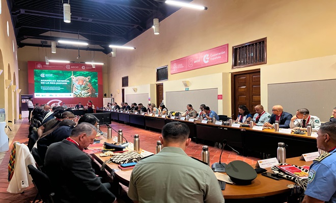 Policía Nacional de Colombia ratifica su compromiso en la protección del medio ambiente y la lucha contra el crimen organizado a través de la Red Jaguar