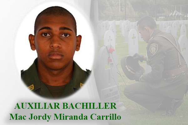 Lamentamos y condenamos el crimen de nuestro auxiliar Jordy Miranda