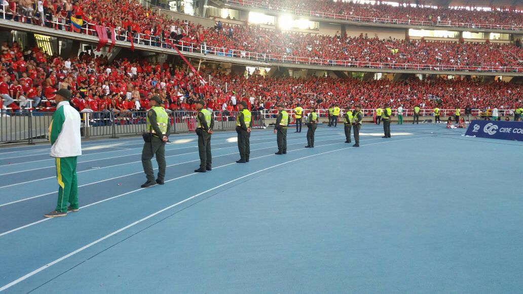Dispositivo de seguridad para el partido América Vs. Millonarios