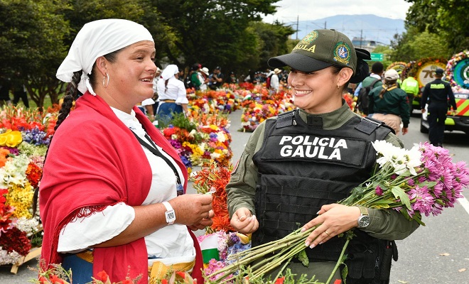 Una feria de las flores desarrollada en general con un excelente comportamiento ciudadano. 