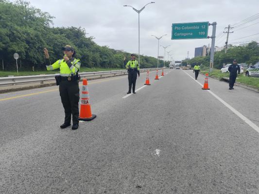 Durante el fin de semana se llevaron a cabo caravanas de seguridad.