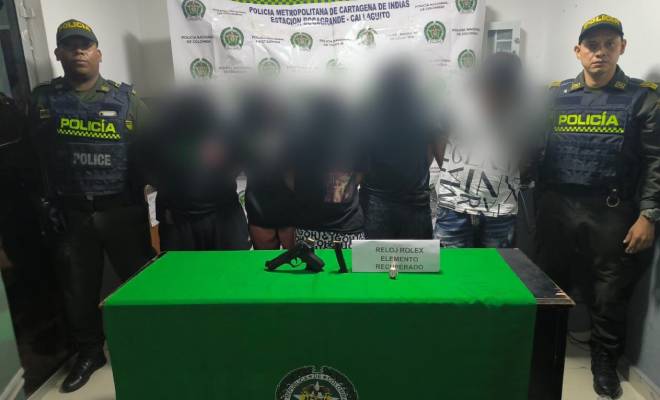 Desarticulada banda dedicada al hurto de relojes de alta gama en zonas turísticas de Cartagena