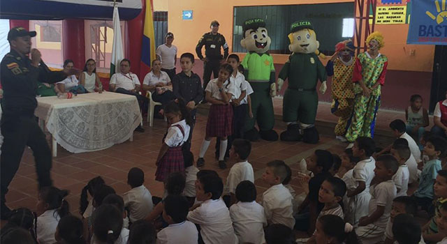 Con la estrategia-‘Basta aquí soy libre’-prevenimos a niños y niñas del Meta-policia