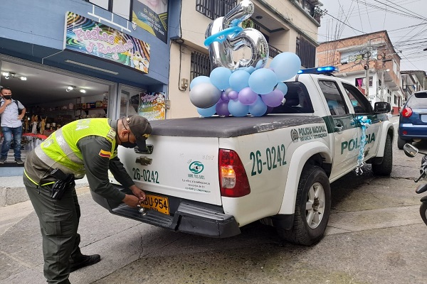 Festejo de 15 años a joven en Belén de Umbría 