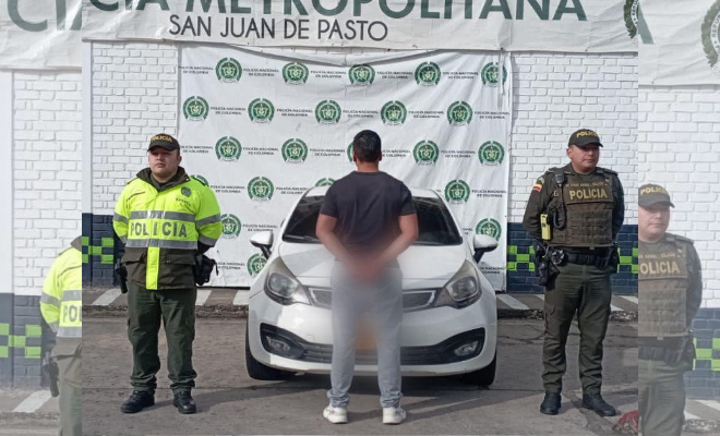 El vehículo tenía un reporte vigente de hurto