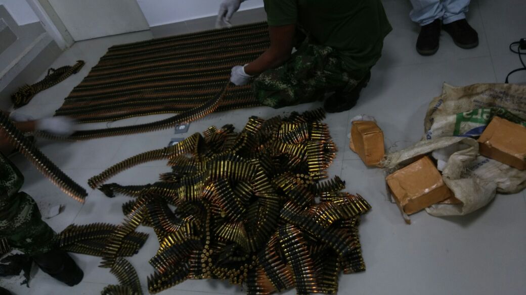 Este material de guerra iba era utilizado para atemorizar a la comunidad