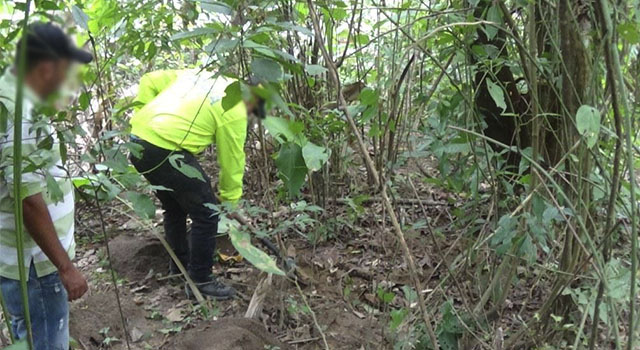 Cae caleta con material de guerra de ‘los puntilleros’