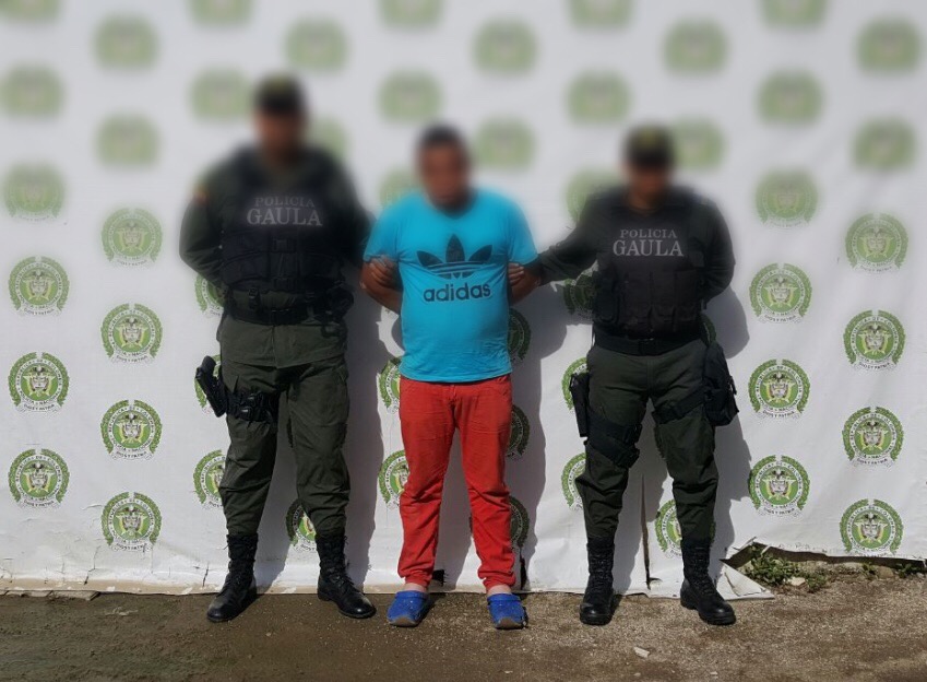 Capturado en flagrancia