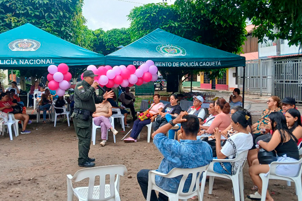 Jornada de prevención, participación ciudadana en la Comuna Sur de Florencia. 