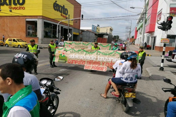 campaña preventiva del uso de la pólvora 
