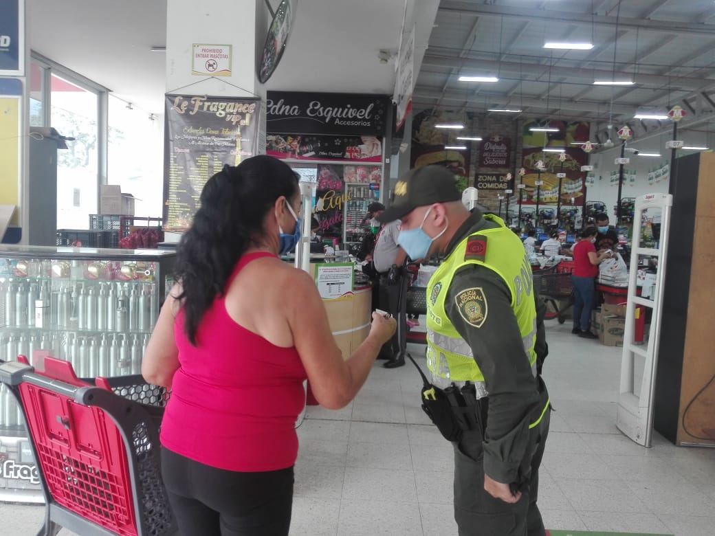 Seguimos concientizando a la ciudadanía para que cumplan con las medidas sanitarias.