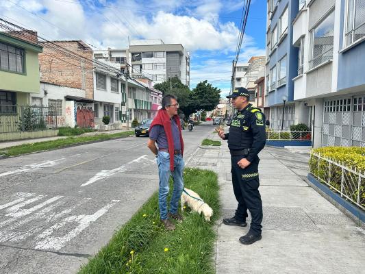 Policía de vecindario previene el delito de lesiones personales