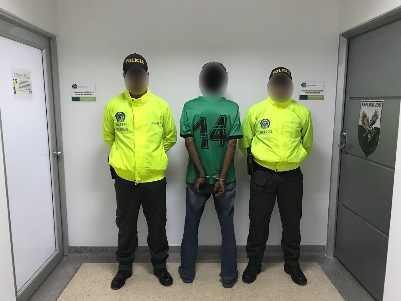 capturamos a una persona por el delito de acto sexual con menor de 14 años.