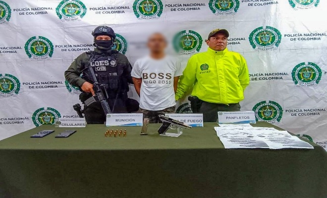 Capturado alias 'Chote', presunto sicario de 'Los Costeños'