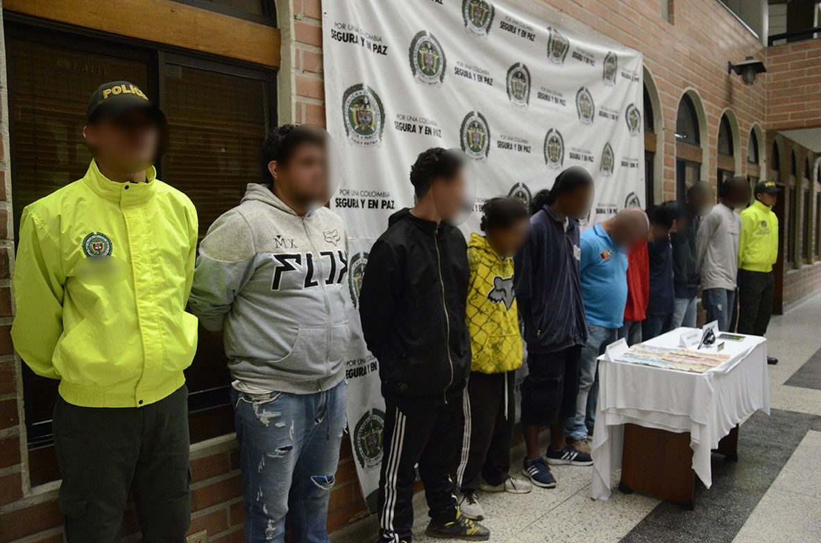 Capturamos su cabecilla, 3 coordinadores y 7 integrantes.