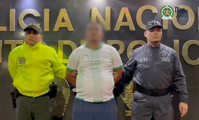 Capturado por orden judicial de alias "El Indio"