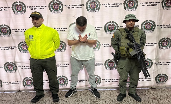  Miyagui fue capturado al interior de una urbanización ubicada en la comuna 14 de Medellín