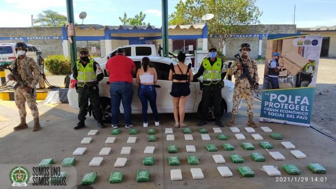 Tres- capturados- con- clorhidrato- de- cocaína