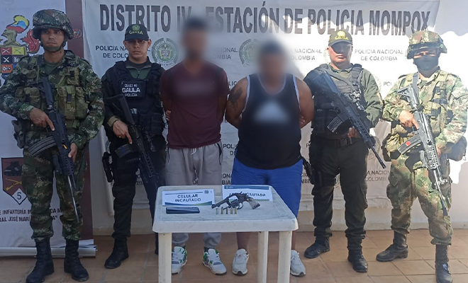 Captura de 3 presuntos integrantes de las Autodefensas Gaitanistas de Colombia.