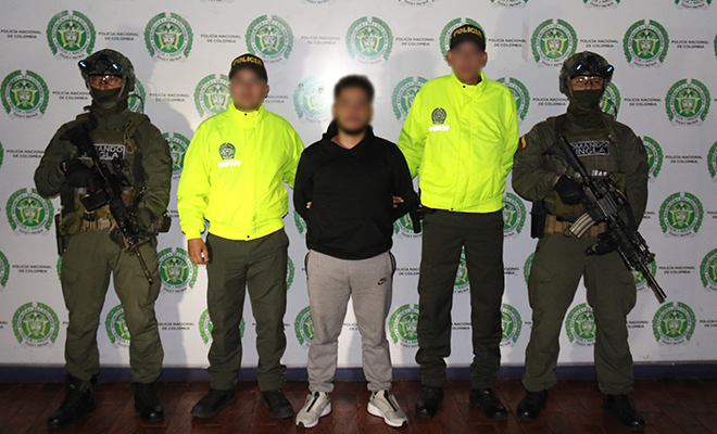 Un trabajo articulado con autoridades ecuatorianas permitió la ubicación y captura de “Junior”, hijo del excapo “El Alacrán”.