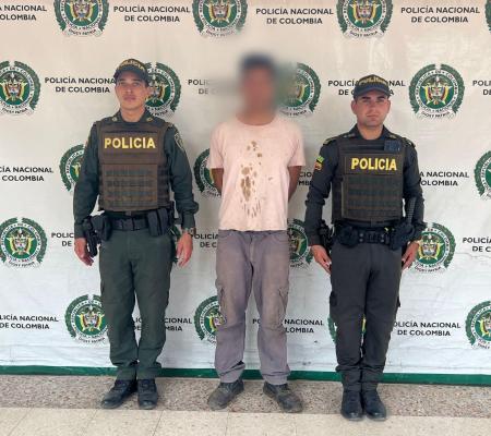 POLICÍA NACIONAL LOGRA LA CAPTURA DE UN HOMBRE AL NORTE DE LA CAPITAL HUILENSE