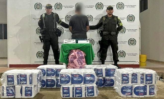 Captura de un sujeto por el delito de hurto