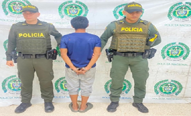 Capturado en flagrancia con estupefacientes 